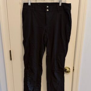 Black Buttoned Pants